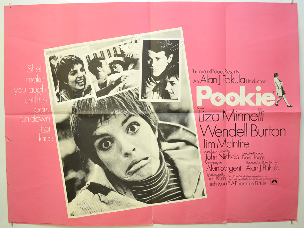 Pookie (a.k.a. The Sterile Cuckoo) Original Quad Poster - Film Poster - Movie Poster