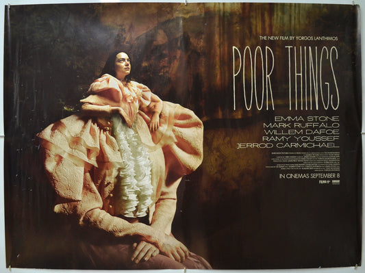 Poor Things (Teaser / Advance Version) Original Quad Poster - Film Poster - Movie Poster 