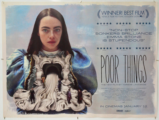 Poor Things - Original Quad Poster - Film Poster - Movie Poster