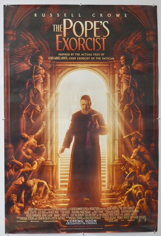 The Pope’s Exorcist Original One Sheet Poster - Film Poster - Movie Poster 