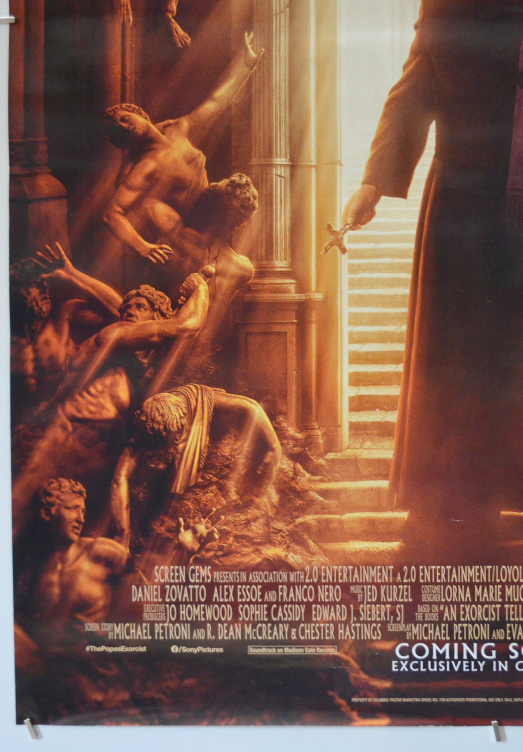 THE POPE’S EXORCIST (Bottom Left) Cinema One Sheet Movie Poster 