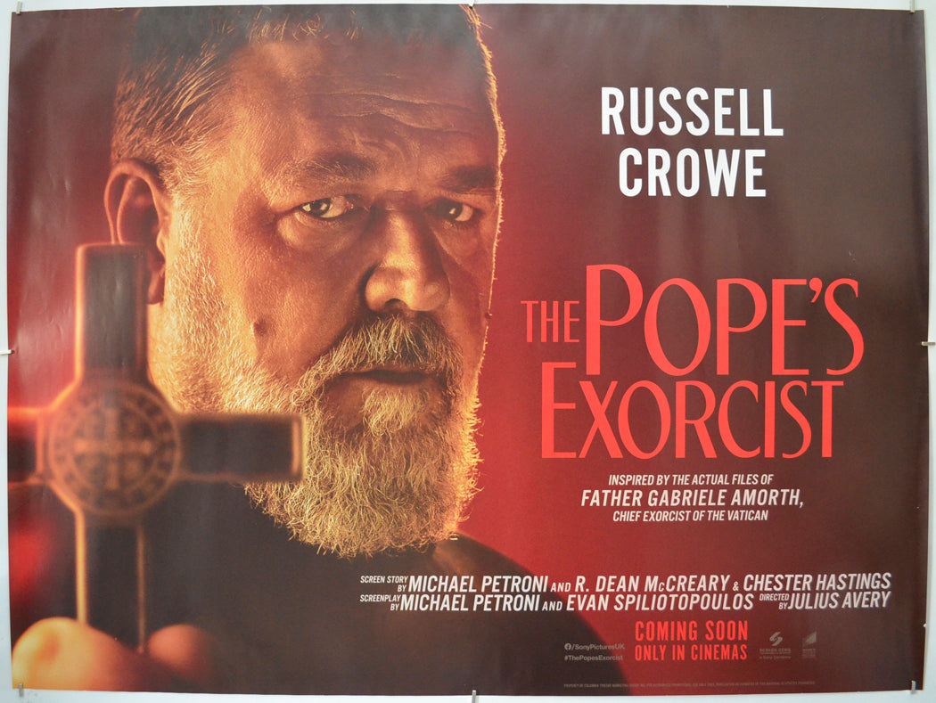 The Pope’s Exorcist Original Quad Poster - Film Poster - Movie Poster