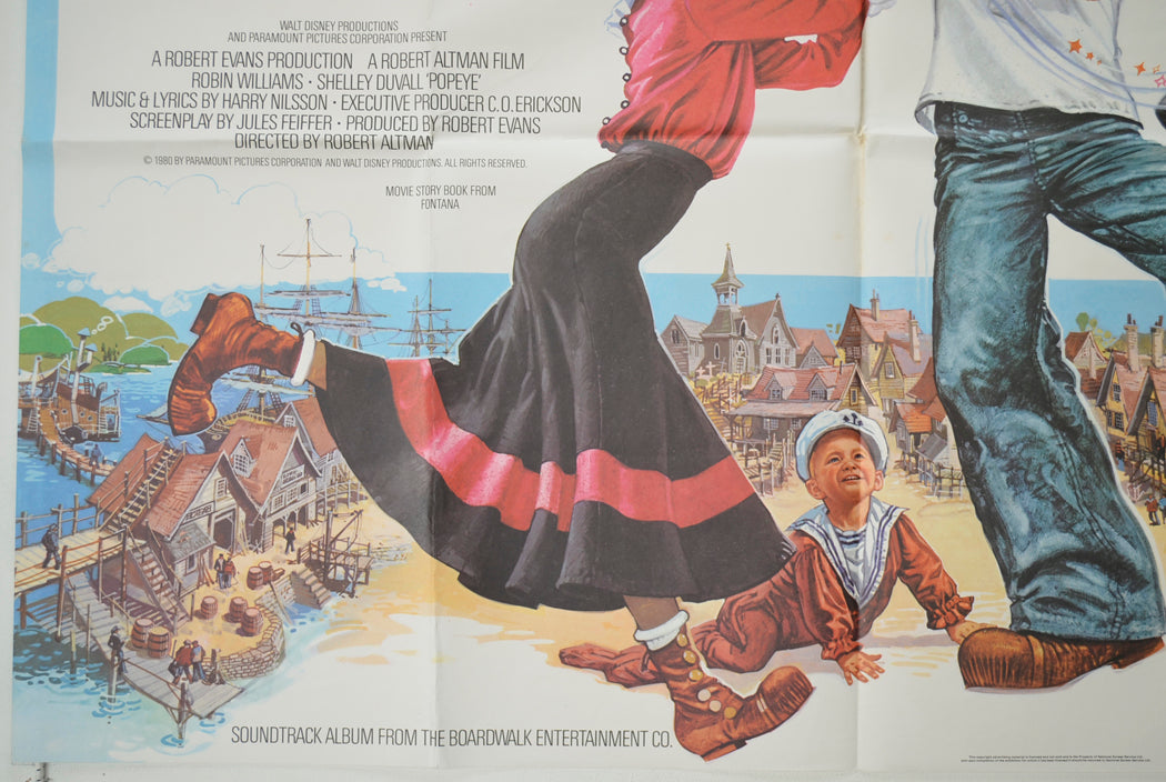 POPEYE (Bottom Left) Cinema Quad Movie Poster 