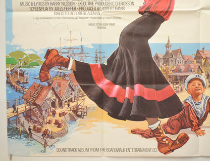 POPEYE (Bottom Left) Cinema Quad Movie Poster 