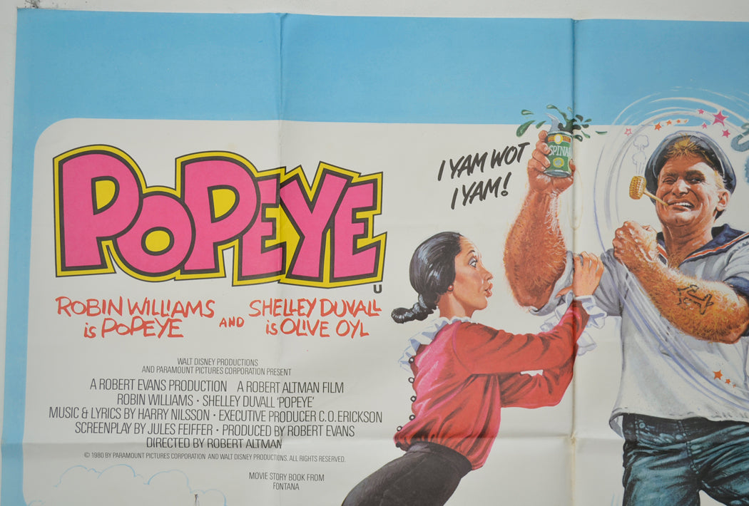 POPEYE (Top Left) Cinema Quad Movie Poster 