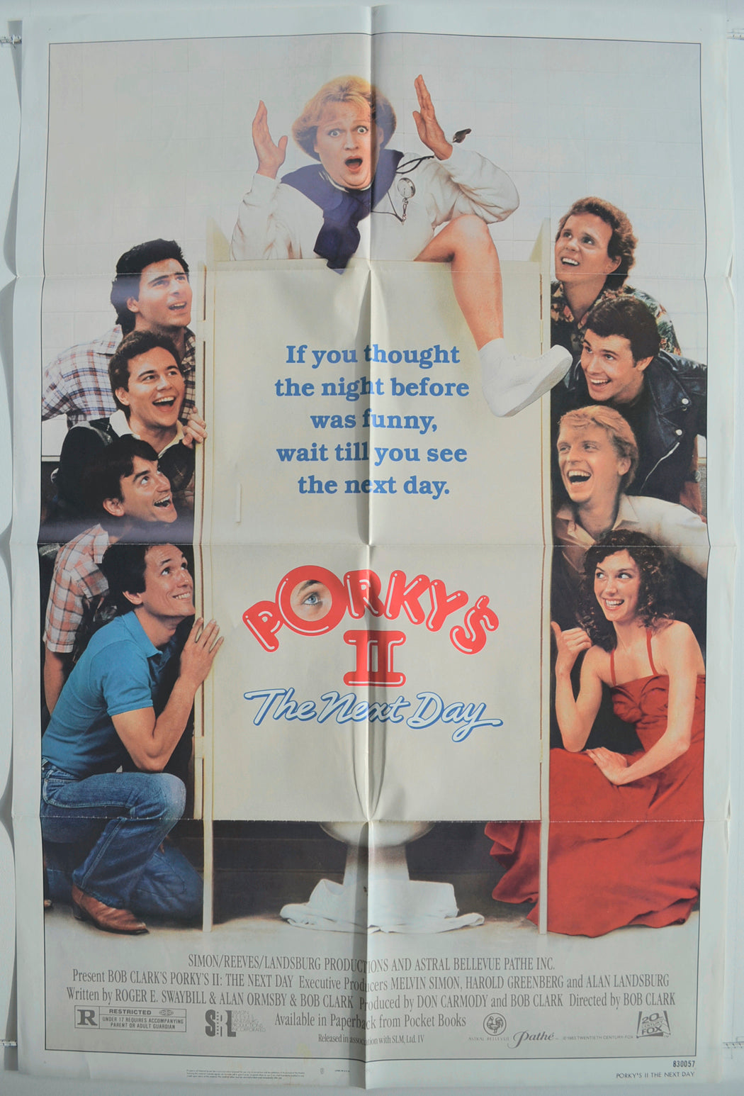 Porky's II : The Next Day  Original One Sheet Poster - Film Poster - Movie Poster 