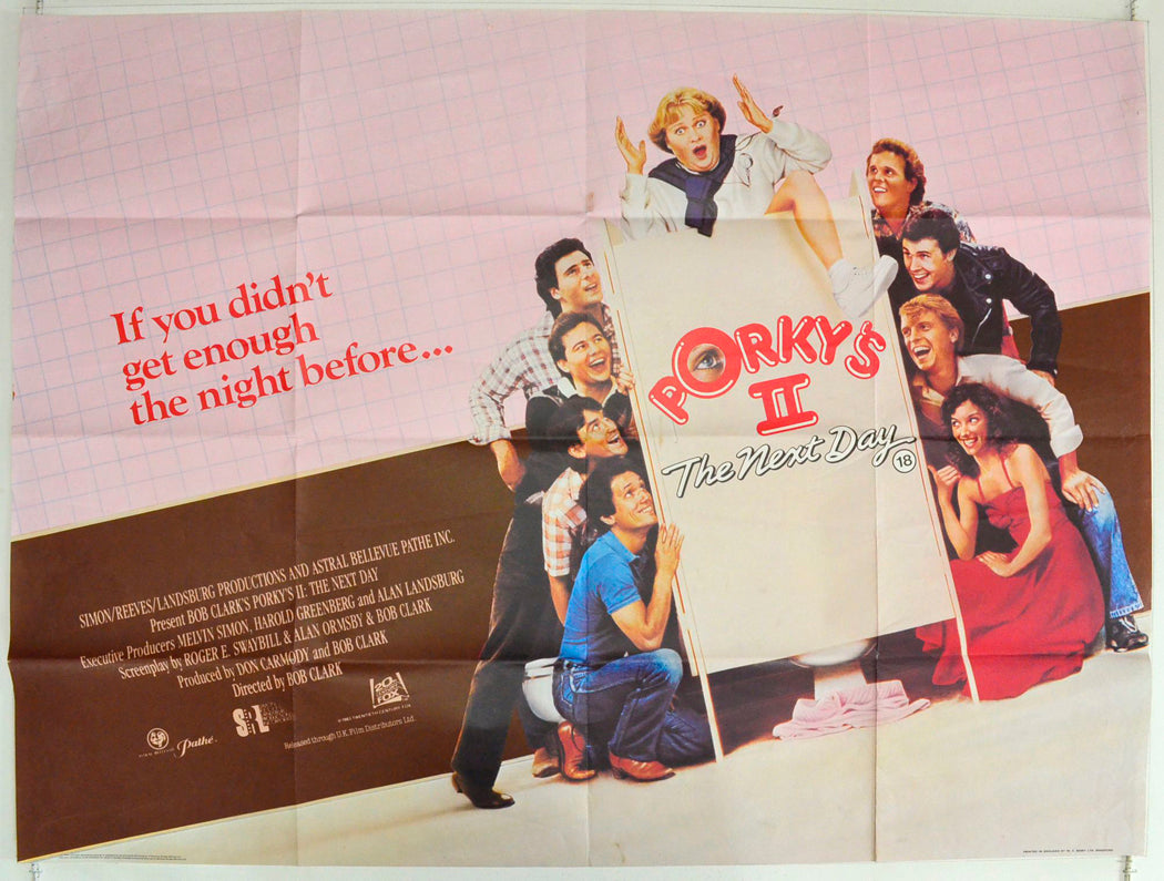 Prokeys 2 “Porky's II : The Next Day” Original British Quad Poster - Film Poster ...