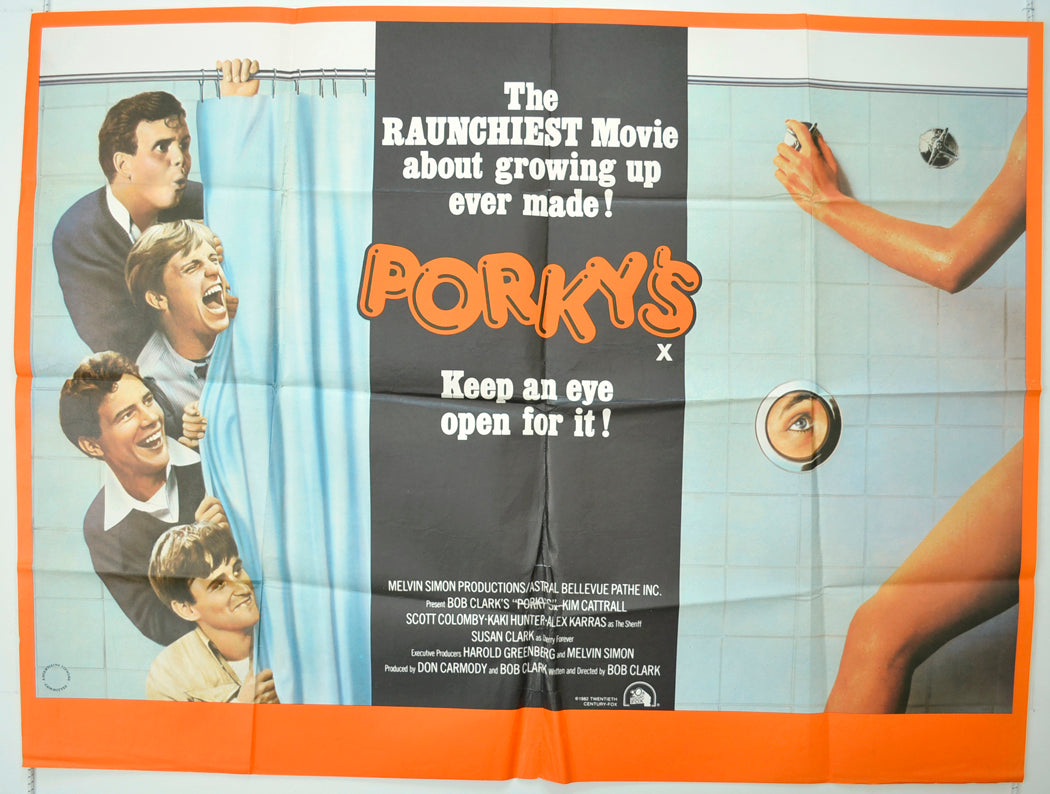 Porky's   Original Quad Poster - Film Poster - Movie Poster 