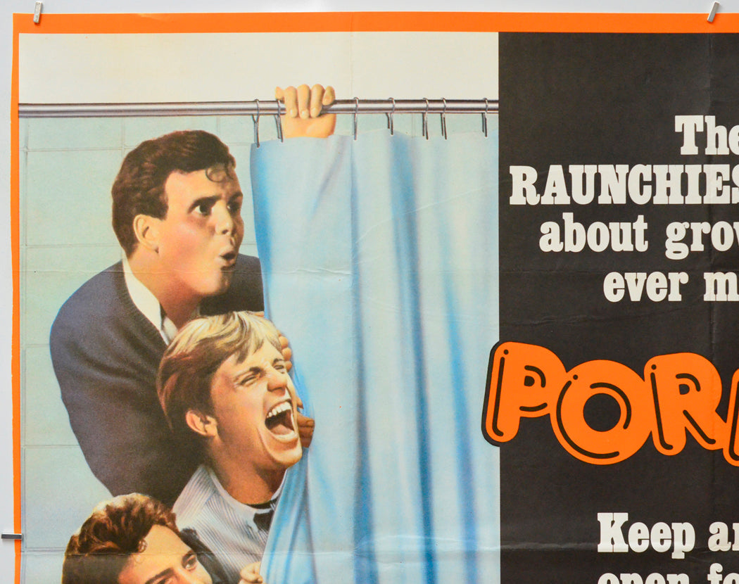 Porky's (Top Left) Cinema Quad Movie Poster 