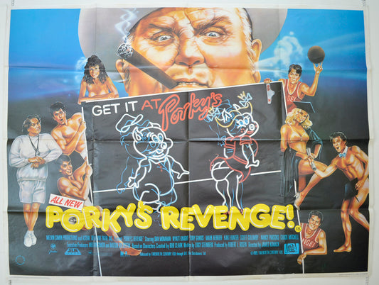 Porky's Revenge   Original Quad Poster - Film Poster - Movie Poster 