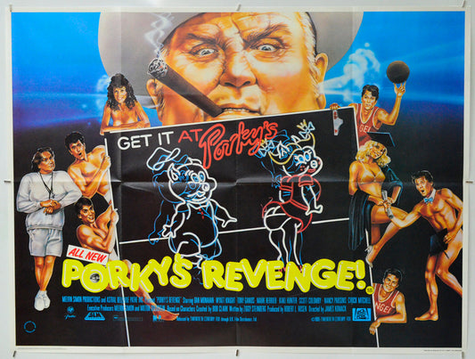 Porky's Revenge - Original Quad Poster - Film Poster - Movie Poster