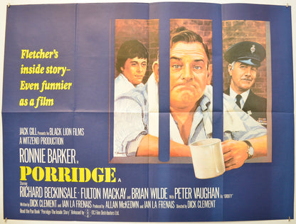 Porridge Original Quad Poster - Film Poster - Movie Poster