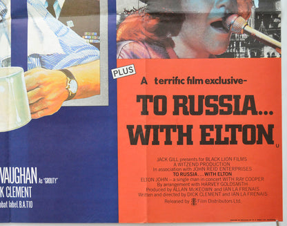 PORRIDGE - TO RUSSIA WITH ELTON (Bottom Right) Cinema Quad Movie Poster 