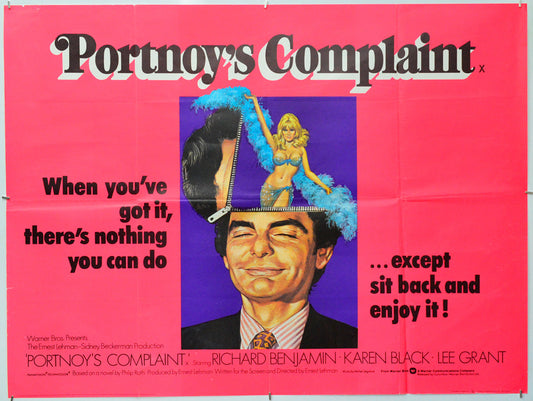 Portnoy's Complaint - Original Quad Poster - Film Poster - Movie Poster