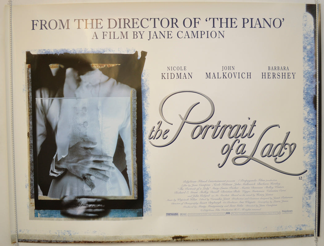 The Portrait Of A Lady  Original Quad Poster - Film Poster - Movie Poster 