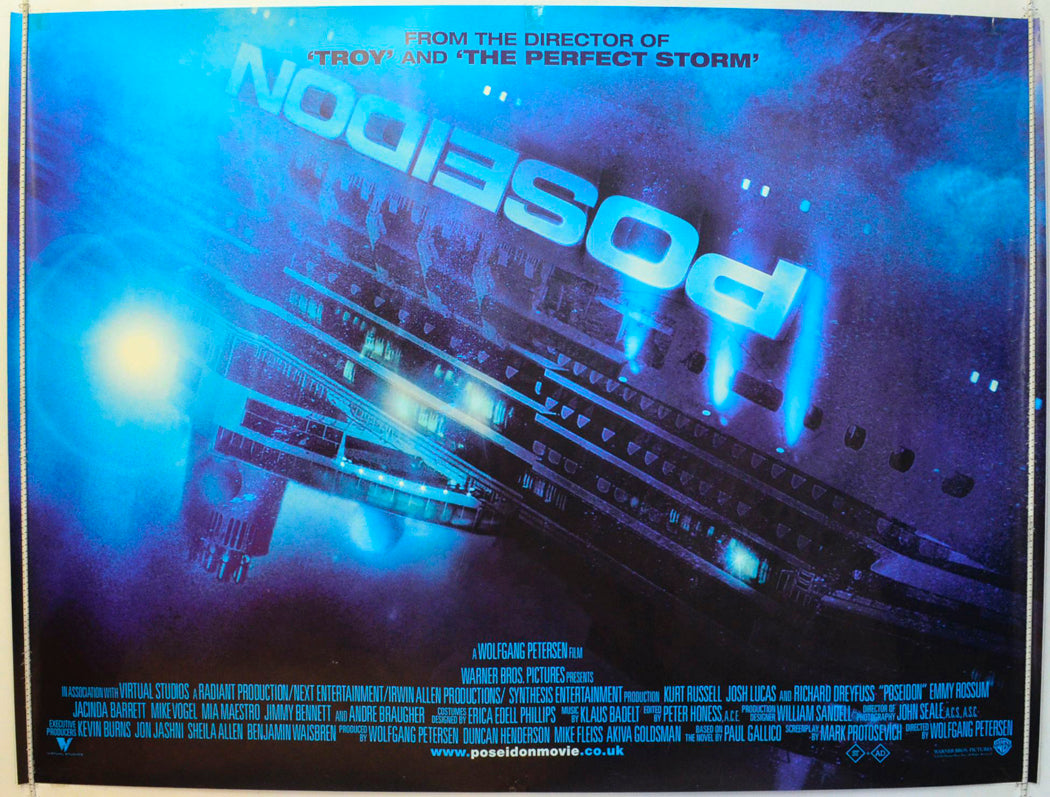 Poseidon Original British Quad Poster - Film Poster - Movie Poster 