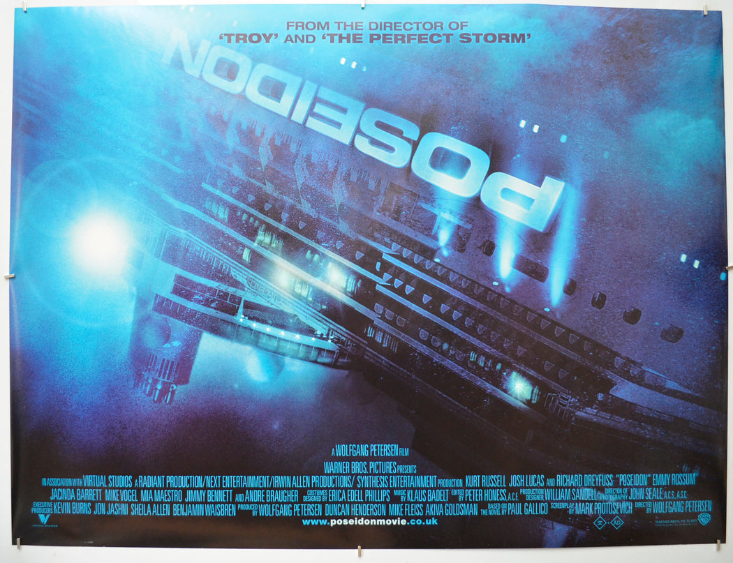 Poseidon Original Quad Poster - Film Poster - Movie Poster  