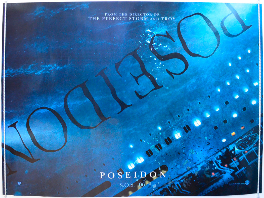 Poseidon  (Teaser / Advance Version)   Original British Quad Poster - Film Poster - Movie Poster 