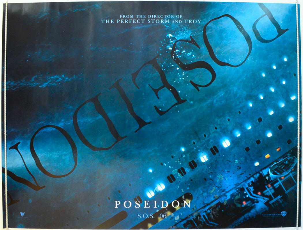 Poseidon  (Teaser / Advance Version)   Original British Quad Poster - Film Poster - Movie Poster 