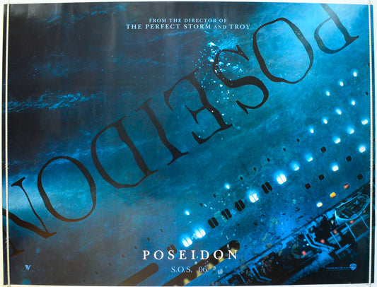 Poseidon  (Teaser / Advance Version)   Original British Quad Poster - Film Poster - Movie Poster 