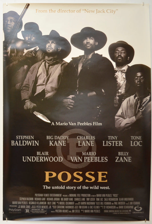 Posse Original One Sheet Poster - Film Poster - Movie Poster