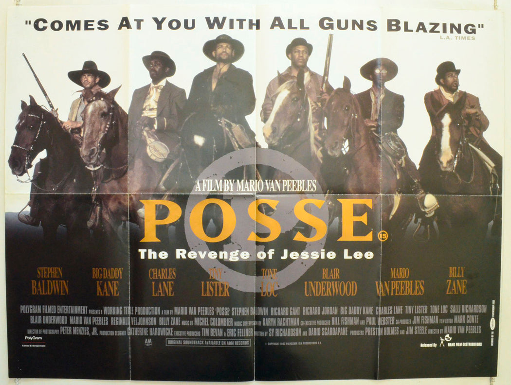 Posse Original British Quad Poster - Film Poster - Movie Poster 