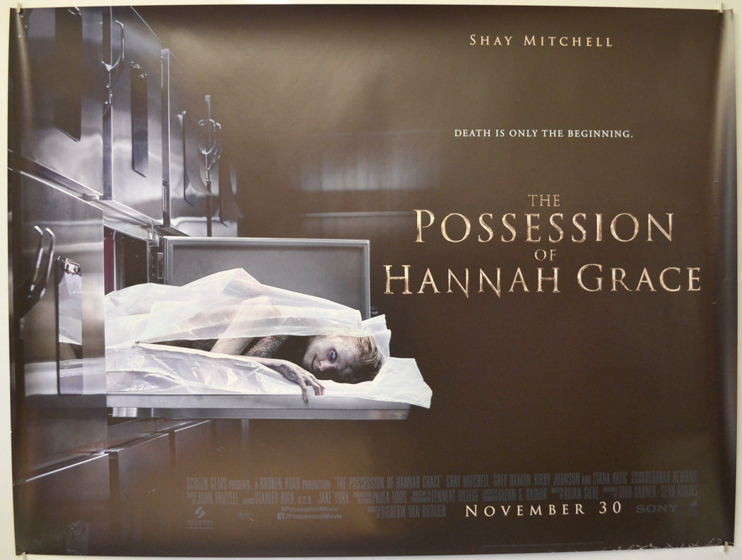 The Possession Of Hannah Grace Original Quad Poster - Film Poster - Movie Poster