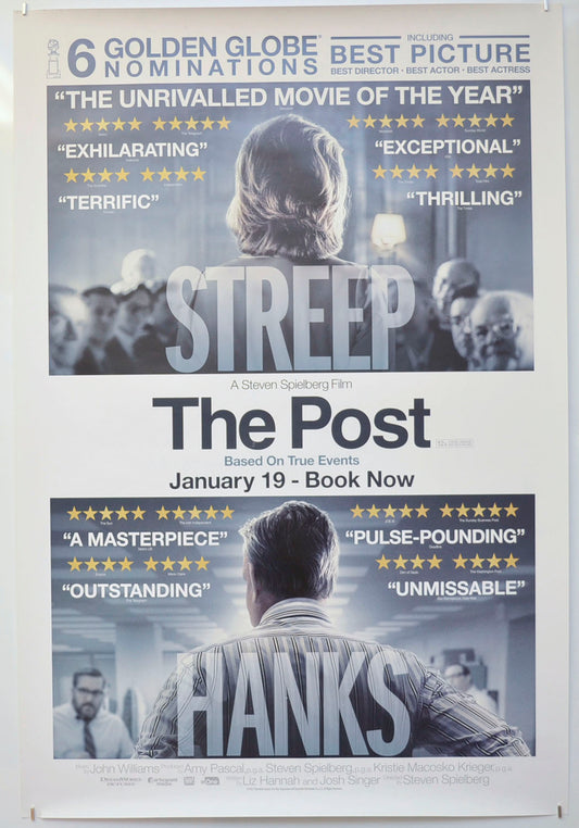 The Post (Reviews Version) Original One Sheet Poster - Film Poster - Movie Poster