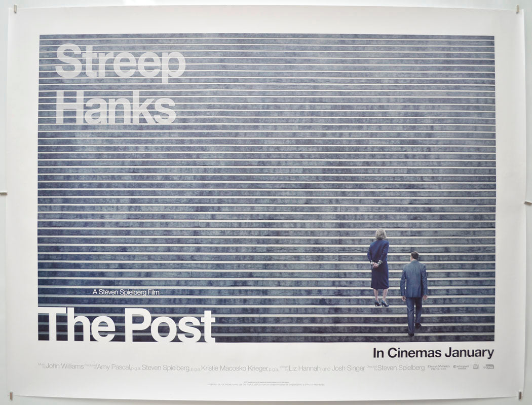 The Post (Teaser / Advance Version) Original Quad Poster - Film Poster - Movie Poster