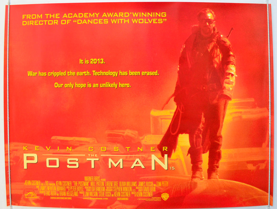 The Postman  Original British Quad Poster - Film Poster - Movie Poster