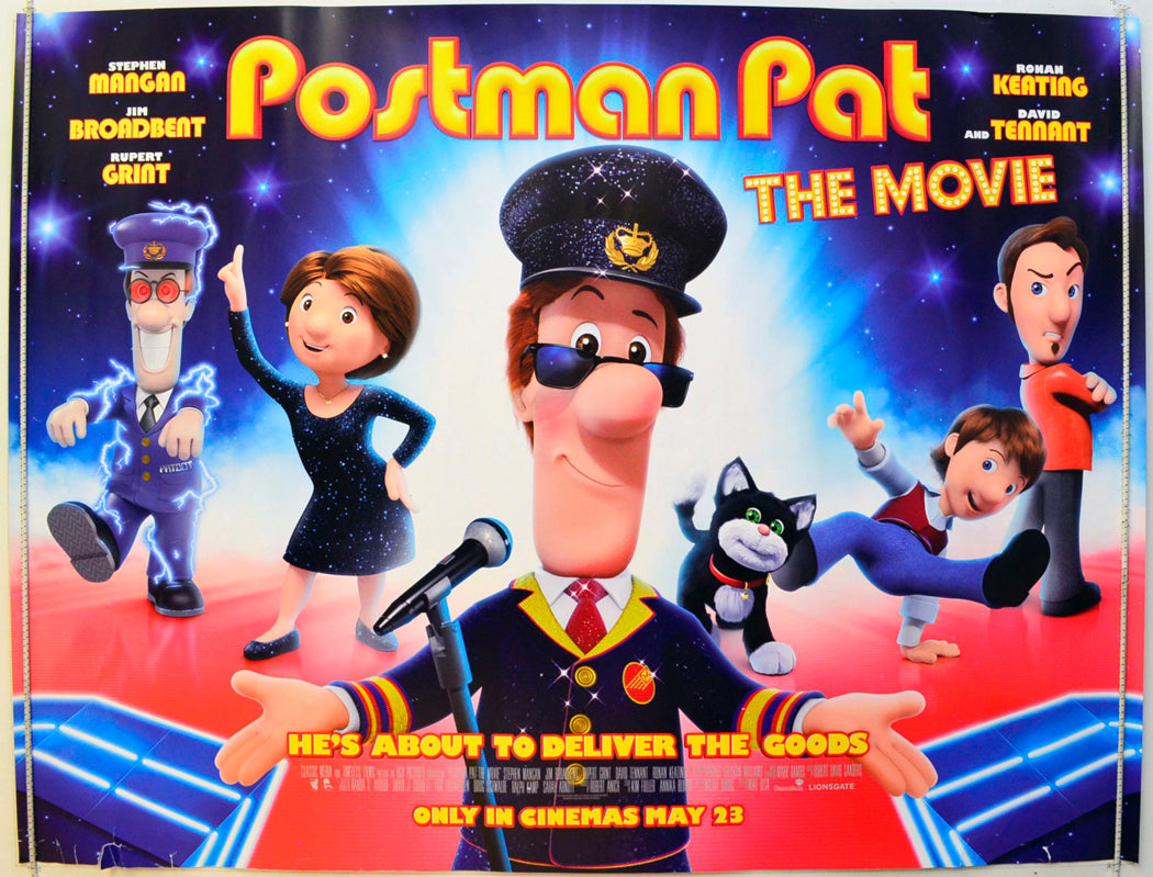 Postman Pat : The Movie  (Teaser / Advance Version)   Original British Quad Poster - Film Poster - Movie Poster 