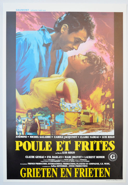 Poule Et Frites Original Belgian Poster - Film Poster - Movie Poster