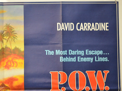 P.O.W. THE ESCAPE (Top Right) Cinema Quad Movie Poster 