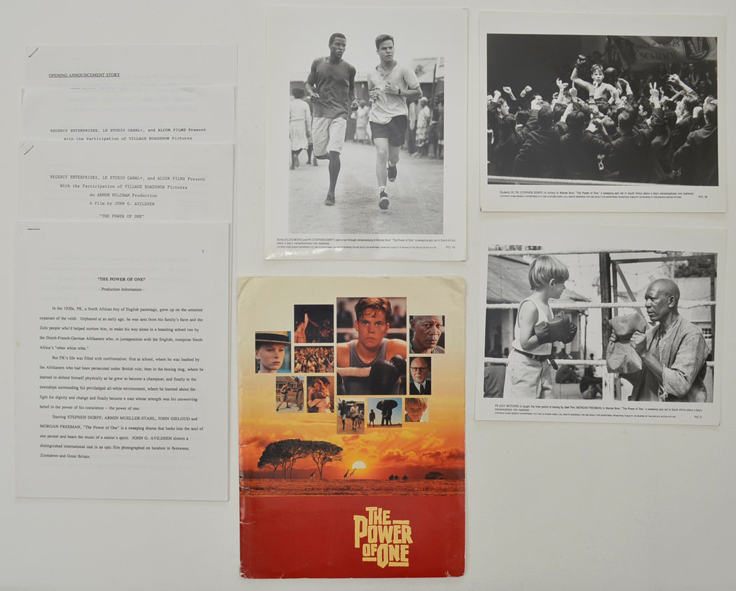 The Power Of One   Original Cinema Exhibitors Press Kit 