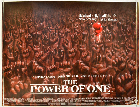 The Power Of One  Original British Quad Poster - Film Poster - Movie Poster 