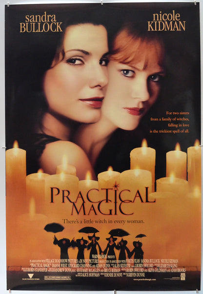 Practical Magic - Original One Sheet Poster - Film Poster - Movie Poster