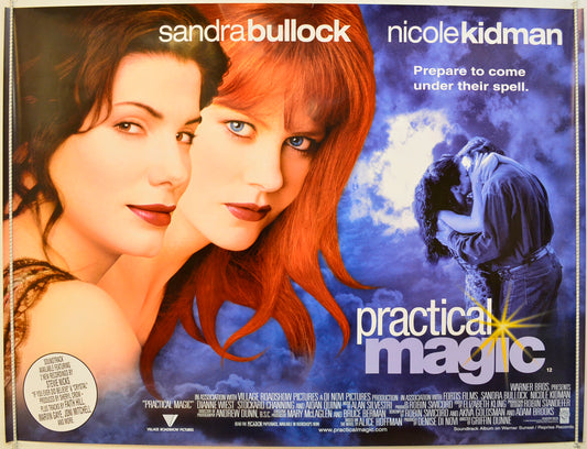 Practical Magic Original Quad Poster - Film Poster - Movie Poster  