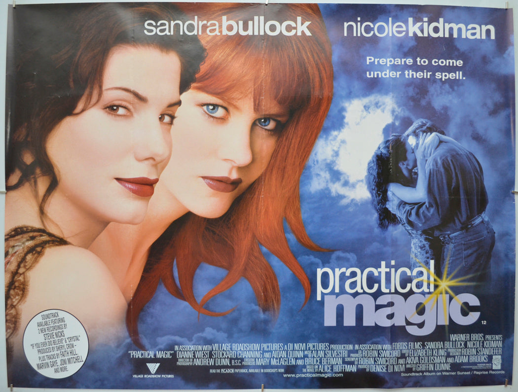 Practical Magic Original Quad Poster - Film Poster - Movie Poster