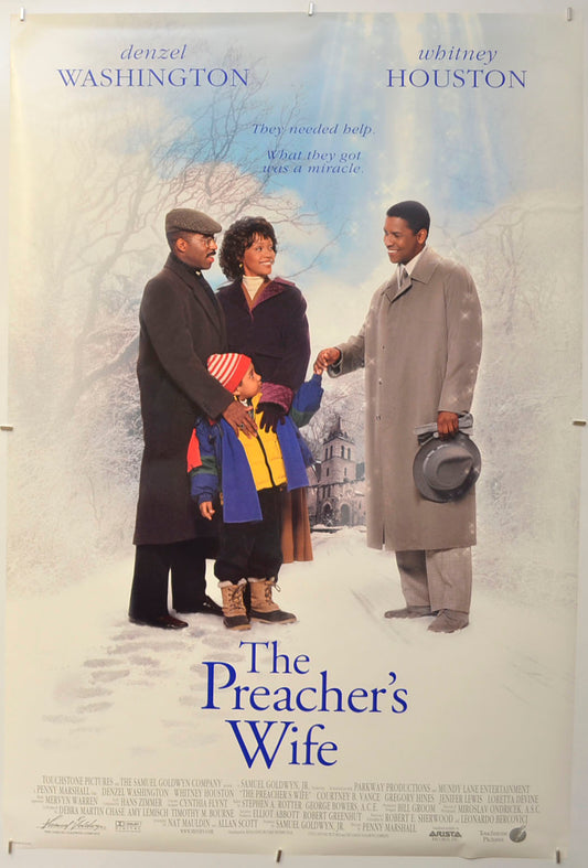 The Preacher's Wife Original One Sheet Poster - Film Poster - Movie Poster