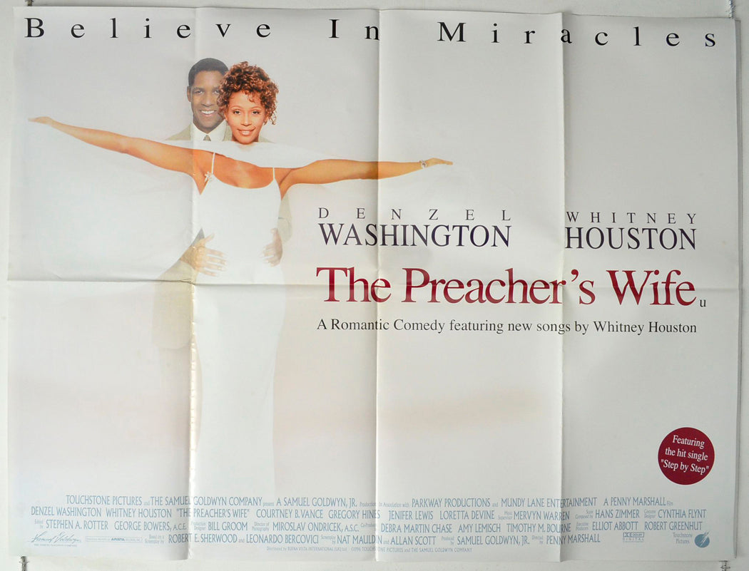 The Preacher's Wife Original British Quad Poster - Movie Poster