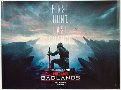 Predator: Badlands - Original Quad Poster - Film Poster - Movie Poster