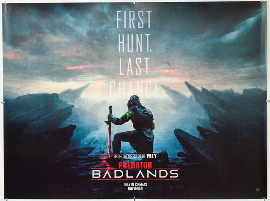 Predator: Badlands - Original Quad Poster - Film Poster - Movie Poster