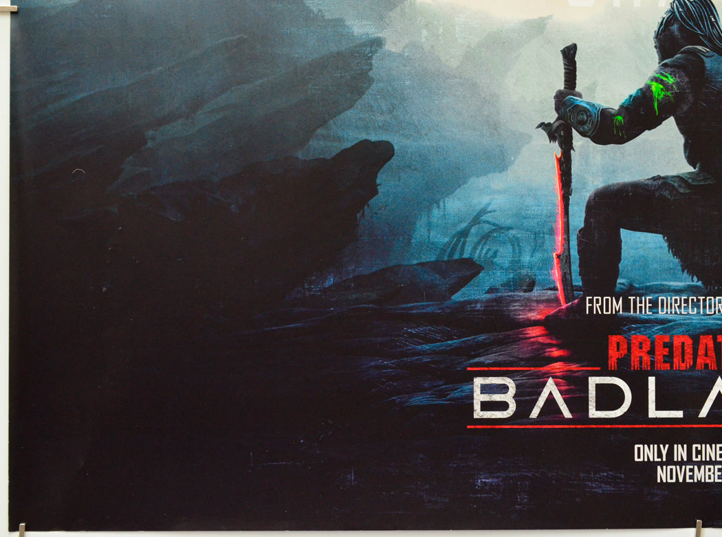 Predator: Badlands (Bottom Left) Cinema Quad Movie Poster 