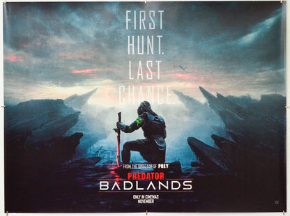 Predator: Badlands - Original Quad Poster - Film Poster - Movie Poster