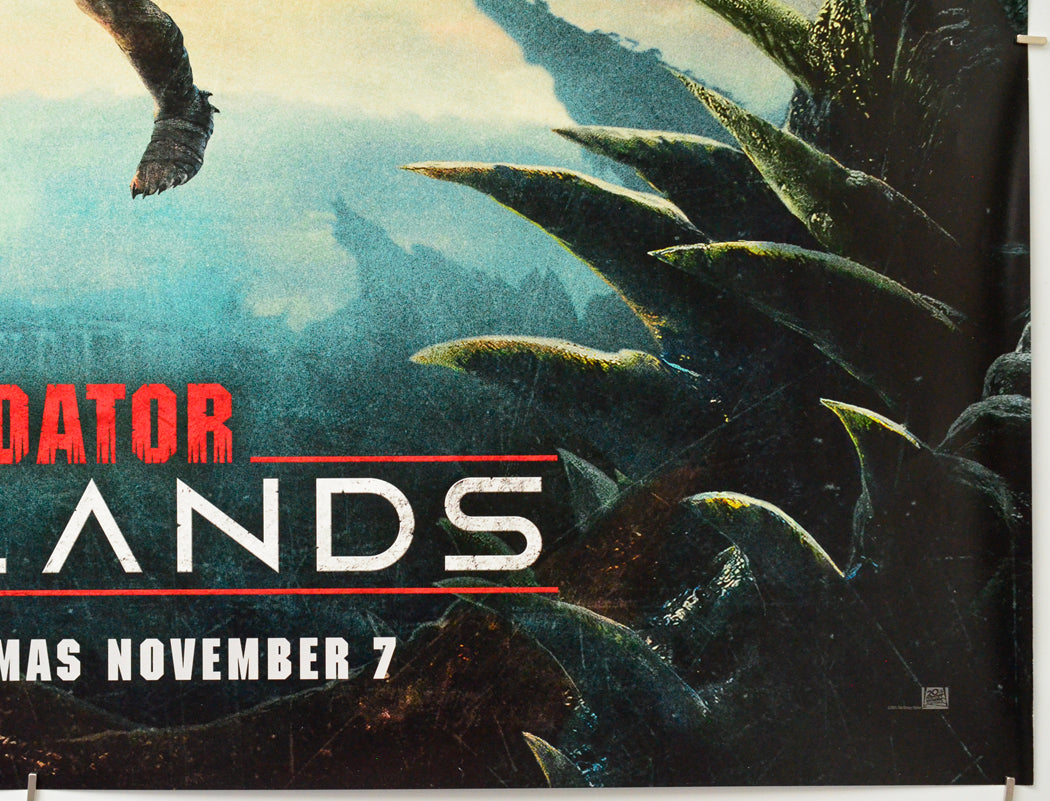 Predator: Badlands (Bottom Right) Cinema Quad Movie Poster 