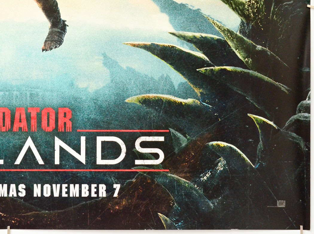 Predator: Badlands (Bottom Right) Cinema Quad Movie Poster 