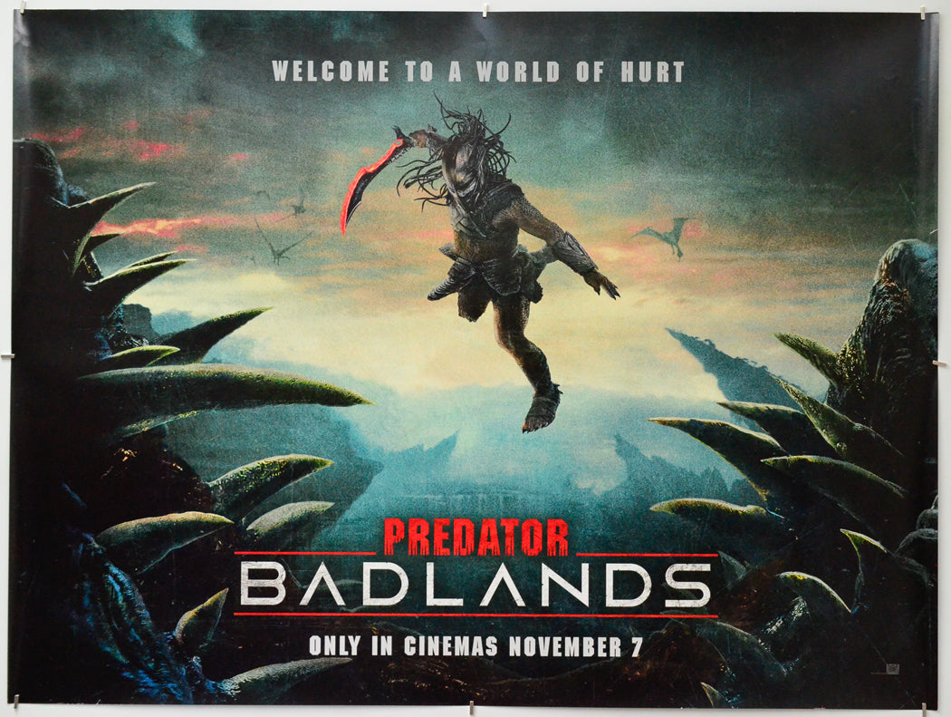 Predator: Badlands - Original Quad Poster - Film Poster - Movie Poster