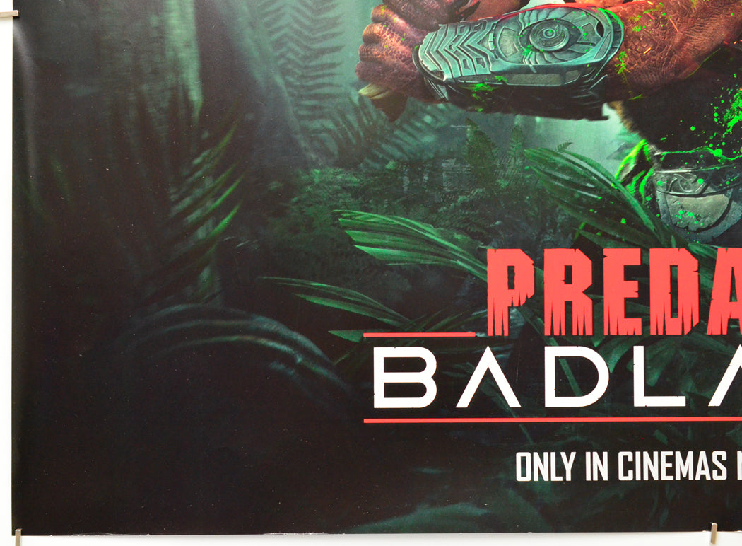 Predator: Badlands (Bottom Left) Cinema Quad Movie Poster 