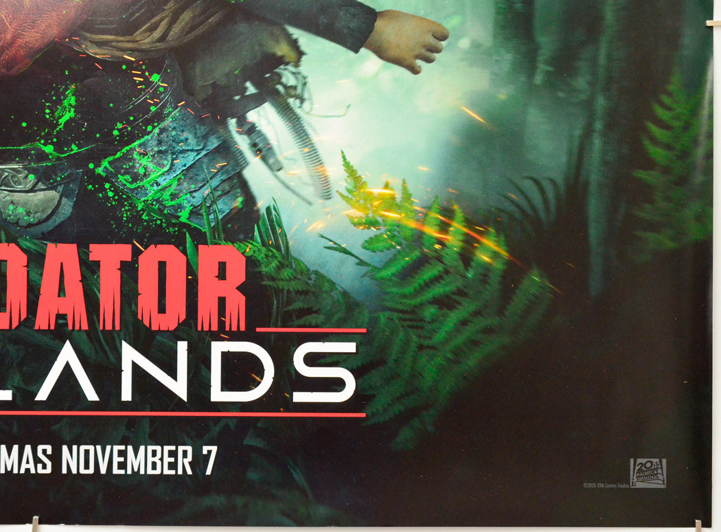 Predator: Badlands (Bottom Right) Cinema Quad Movie Poster 