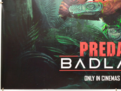 Predator: Badlands (Bottom Left) Cinema Quad Movie Poster 